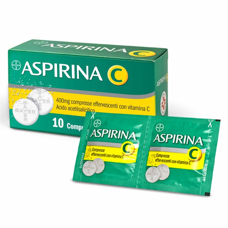Aspirina C Farmaco Antinfluenzale 10 Compresse Effervescenti
