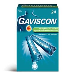 Gaviscon sospensione orale 24 bustine monodose gusto menta