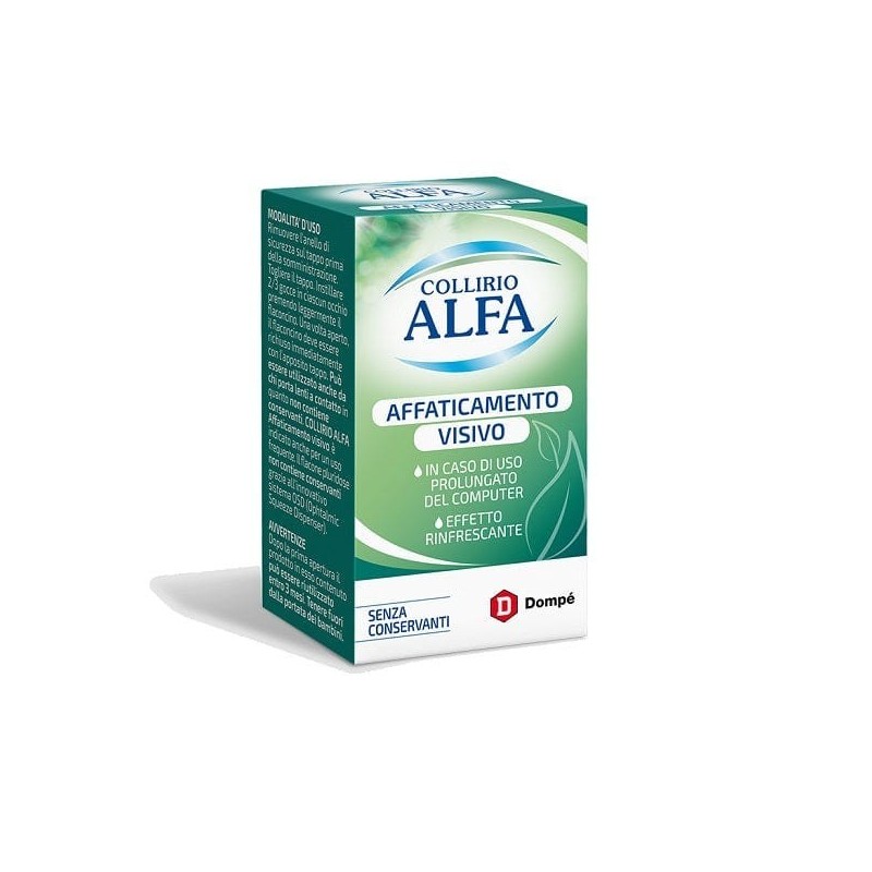 Dompe' Farmaceutici Collirio Alfa Affaticamento Visivo 10 Ml