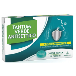 Angelini Tantum Verde Antisettico Pastiglie Gusto Menta Medicinale Equivalente