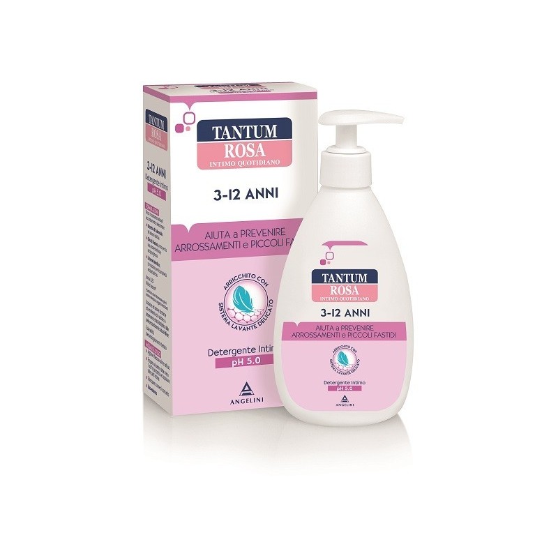 Tantum Rosa 3-12 Anni Detergente Intimo 200 ml Angelini