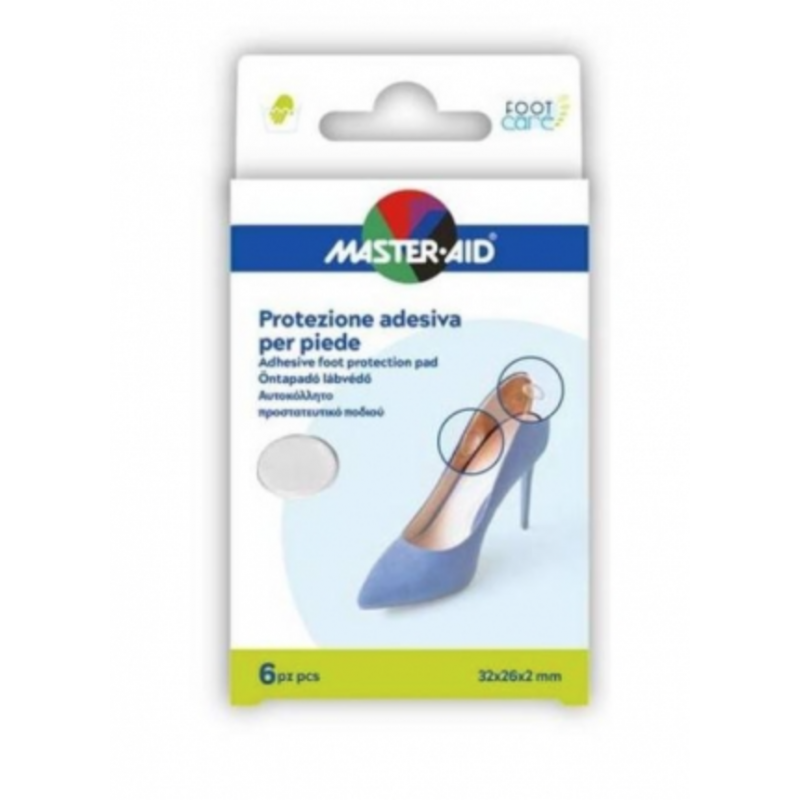Pietrasanta Pharma Protezione Adesiva Master-aid Footcare Trasparente Mix 6 Pezzi A5