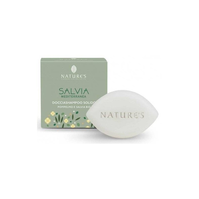 Bios Line Nature's Salvia Mediterranea Doccia Shampoo Solido 60 G Edizione Limitata