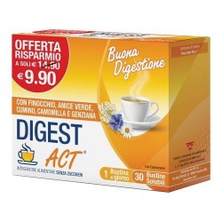 F&f Digest Act 30 Bustine Solubili Senza Zuccheri