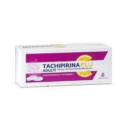 Tachifluactiv Adulti 500 mg/200 mg Farmaco Antinfluenzale 12 Compresse Effervescenti Angelini