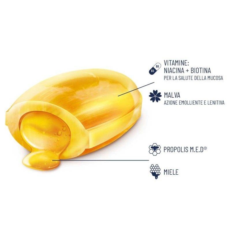 Neoborocillina Propolmiele+ Miele/limone 16 Pastiglie