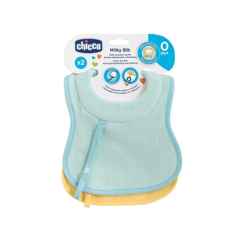 Chicco Bavagline 0m+ 2pz Azzurro