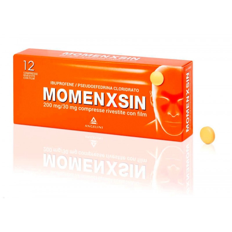 Momenxsin 200 mg/30 mg 12 Compresse Angelini