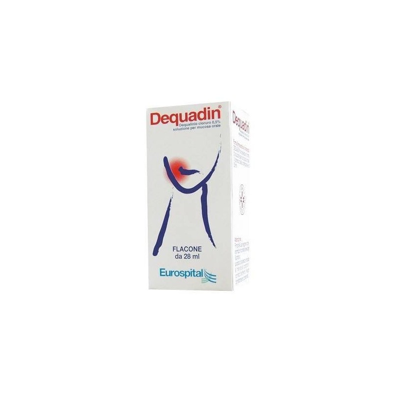 Eurospital Dequadin 0,5% Soluzione Per Mucosa Orale Dequadin 0,5% Spray Per Mucosa Orale Dequalinio Cloruro