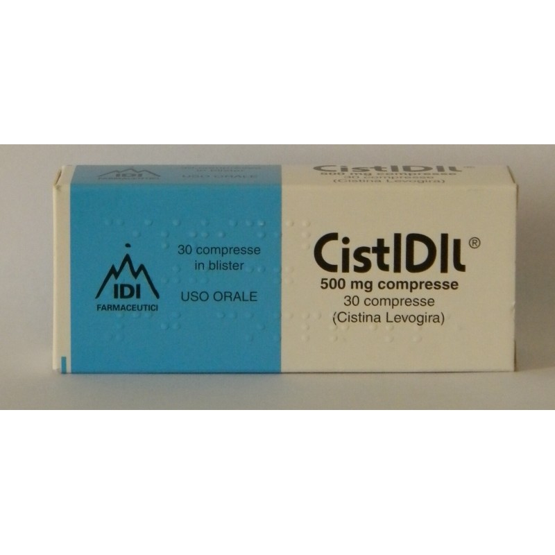 Cistidil 500 mg Farmaco per Acne e Psoriasi 30 Compresse