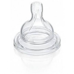 Philips Avent Tettarelle Flusso Lento 2 Fori 2 Pezzi