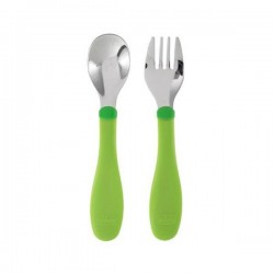 Chicco Posate Inox 18m+ Verde