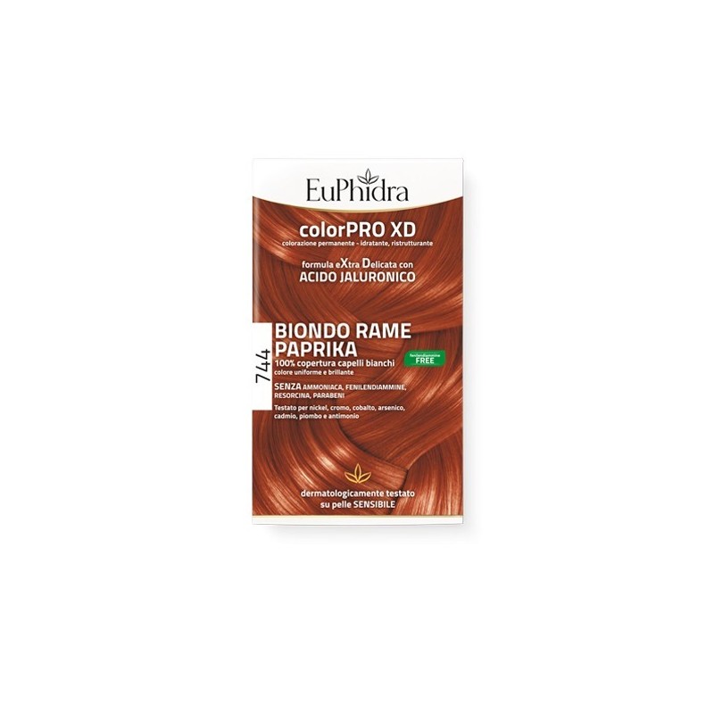 Euphidra Colorpro XD 744 Biondo Rame Paprika Tinta per Capelli