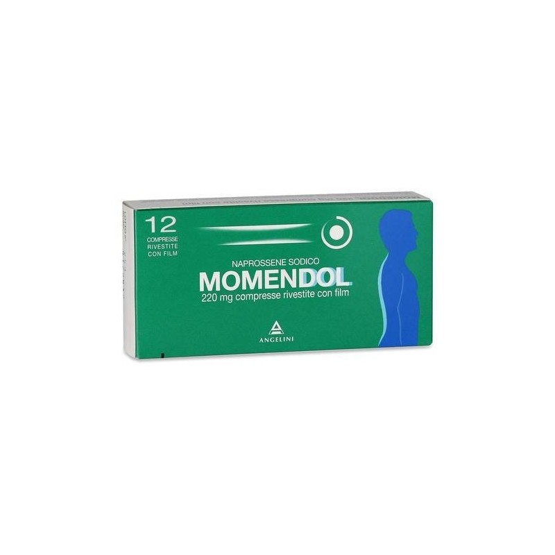 Momendol 220 mg Naprossene - Farmaco Antidolorifico - 12 Compresse Gastroresistenti