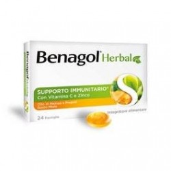 Benagol Herbal Gusto Miele 24 Pastiglie benessere gola