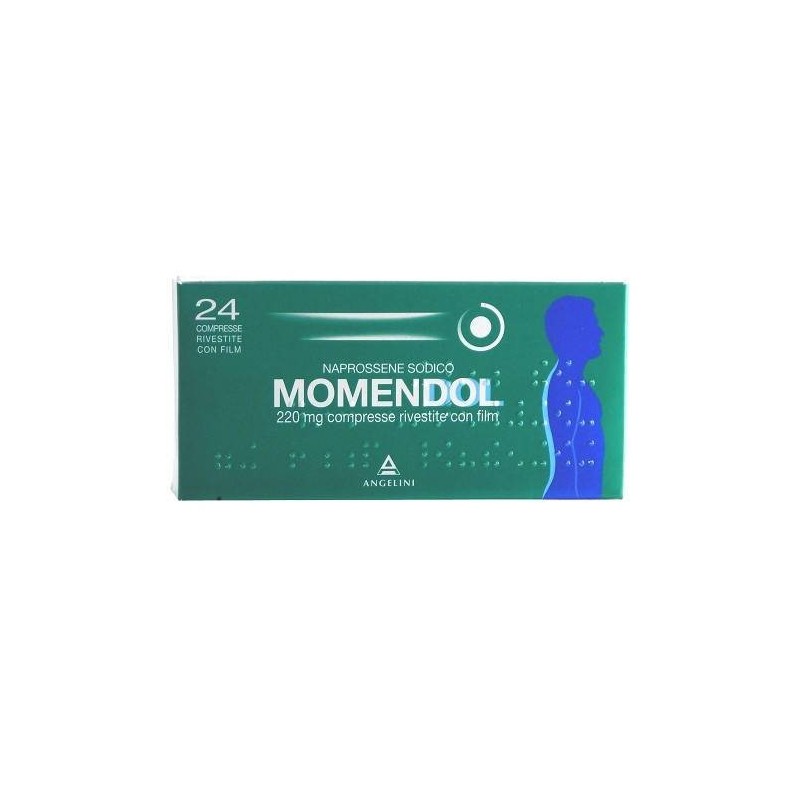 Momendol 220 mg Naprossene - Farmaco Antidolorifico - 24 Compresse