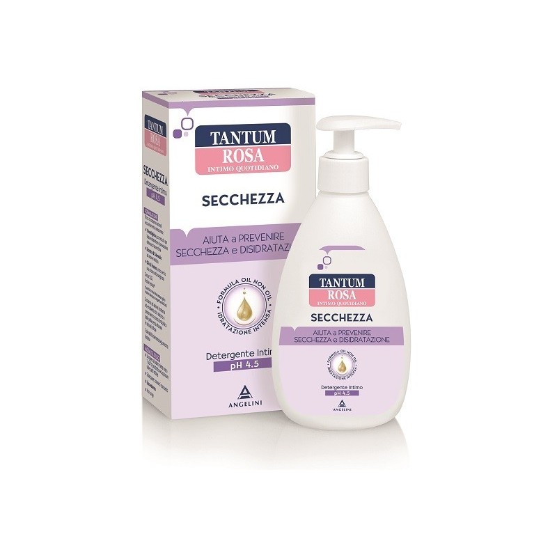 Tantum Rosa Detergente Intimo per Secchezza 200 ml Angelini