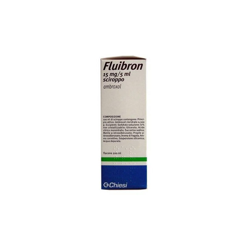 Chiesi Farmaceutici Fluibron 15 Mg/5 Ml Sciroppo Fluibron 200 ml