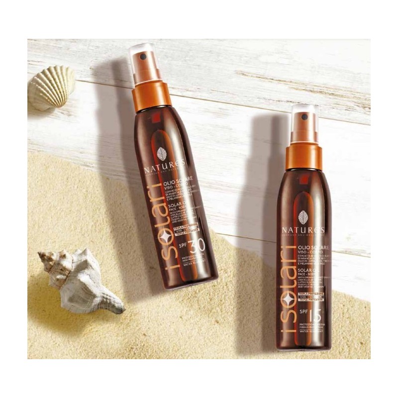 Bios Line Nature's I Solari Olio Solare Viso Corpo Spf 15 150 Ml