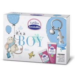 Zeta Farmaceutici Euphidra Amidomio It's A Boy Cofanetto Con 1 Doccia Shampoo 2in1+1 Crema Corpo+portachiavi