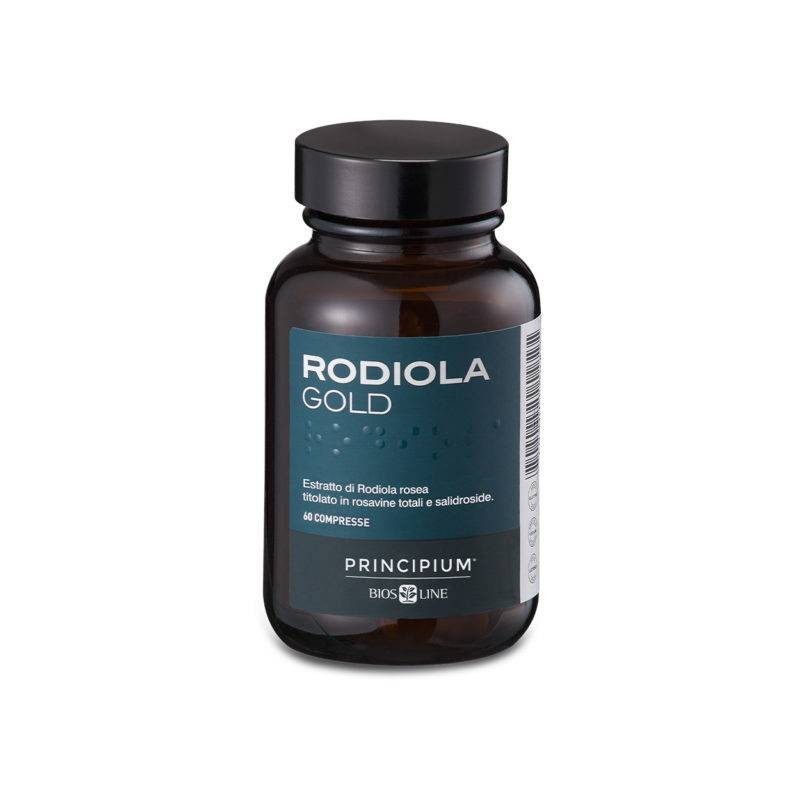 Rodiola Gold Integratore per Stanchezza Fisica e Mentale 60 Compresse Bios Line Principium