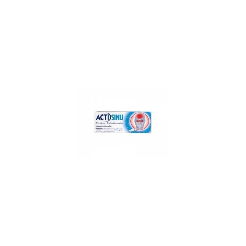 Johnson & Johnson Actisinu 200 Mg/30 Mg, Compresse Rivestite Con Film Ibuprofene/pseudoefedrina Cloridrato Per Adulti E Adolesce