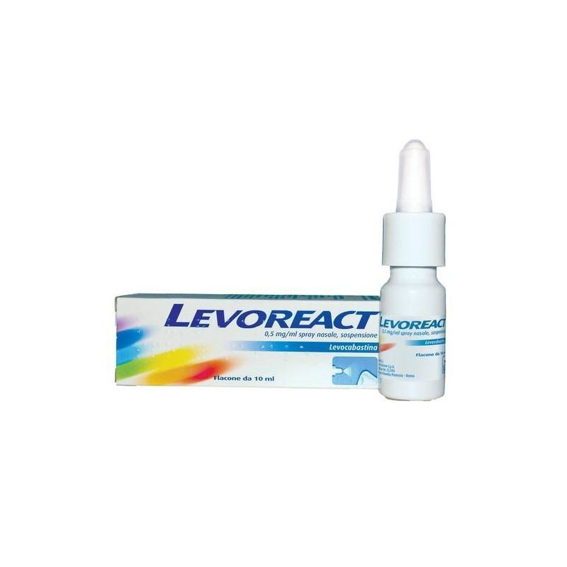 Johnson & Johnson Levoreact 0,5 Mg/ml Spray Nasale, Sospensione Levocabastina Cloridrato