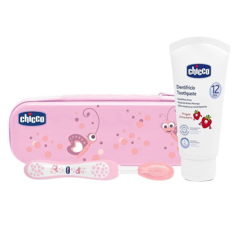 Chicco Set Dentale Azzurro Con Fluoro