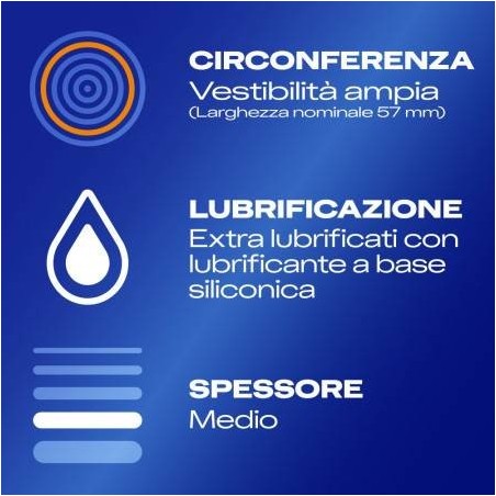 Reckitt Benckiser H. Profilattico Durex Settebello Extralarge 10 Pezzi