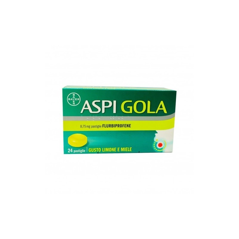 Bayer Aspi Gola 8,75 Mg Pastiglie Gusto Limone E Miele Flurbiprofene