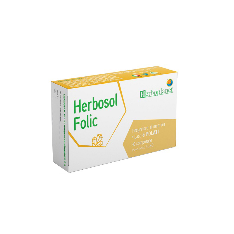 Herboplanet Herbosol Folic 30 Compresse