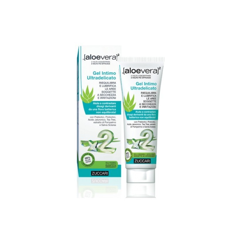 Zuccari Gel Intimo Aloevera2 Gel Intimo Ultradelicato 80 Ml