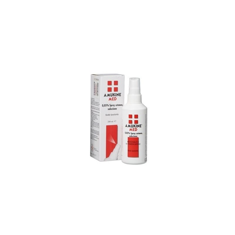 Amukine Med 0,05% Spray Cutaneo 200 ml Angelini - Farmasole