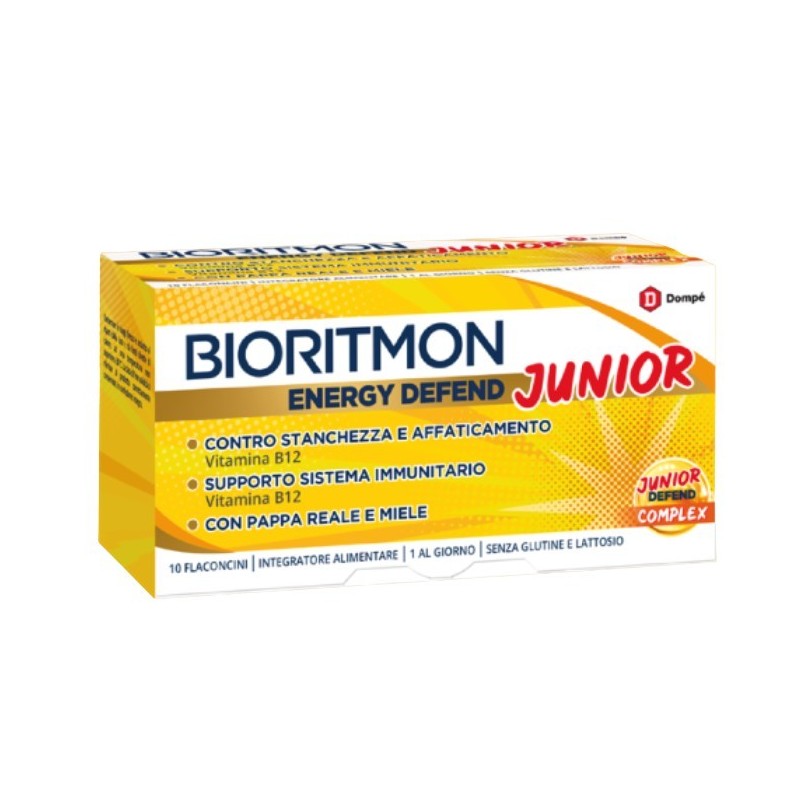 Dompe' Farmaceutici Bioritmon Energy Defend Junior 10 Flaconcini 10 Ml