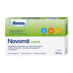 Humana Italia Novomit Travel 12 Gomme Da Masticare Gusto Arancia