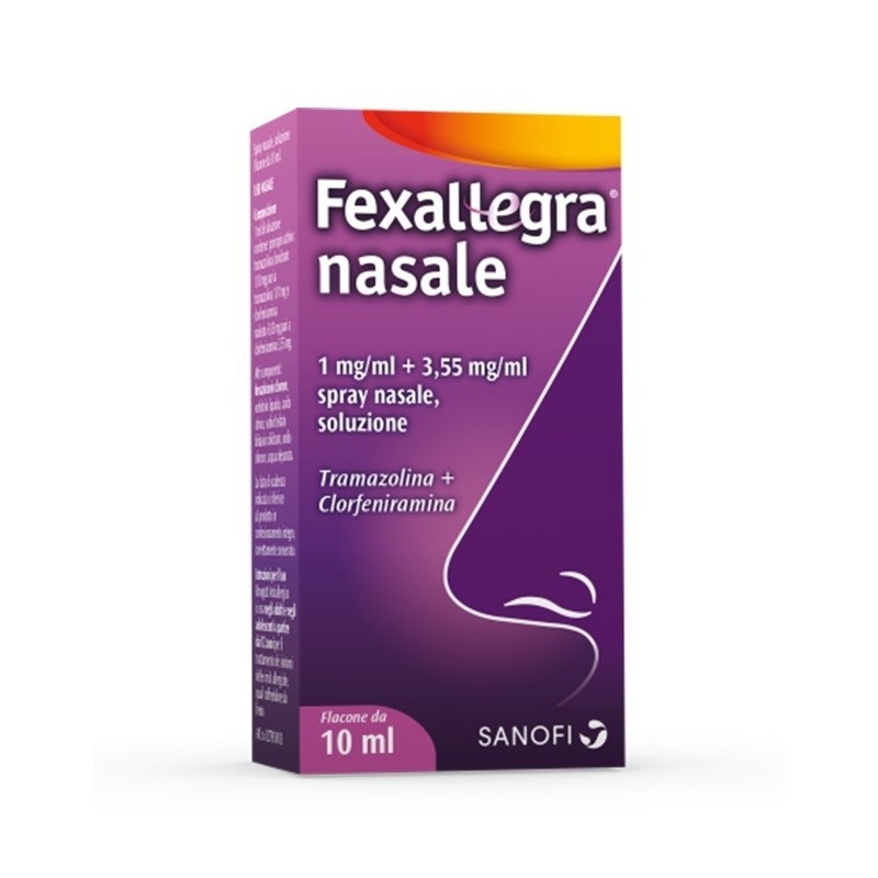 Fexallegra Spray Nasale Farmaco per Rinite Allergica 10 ml Antiallergico