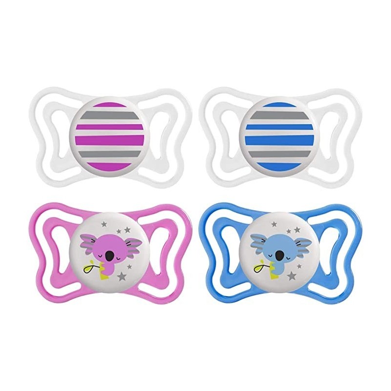 Chicco Succhietto Light Luminoso Silicone 6-16 Mesi 2 Pezzi