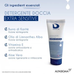 Alfasigma Dermon Detergente Doccia Extrasensitive Crema Lavante Uso Frequente 250 Ml