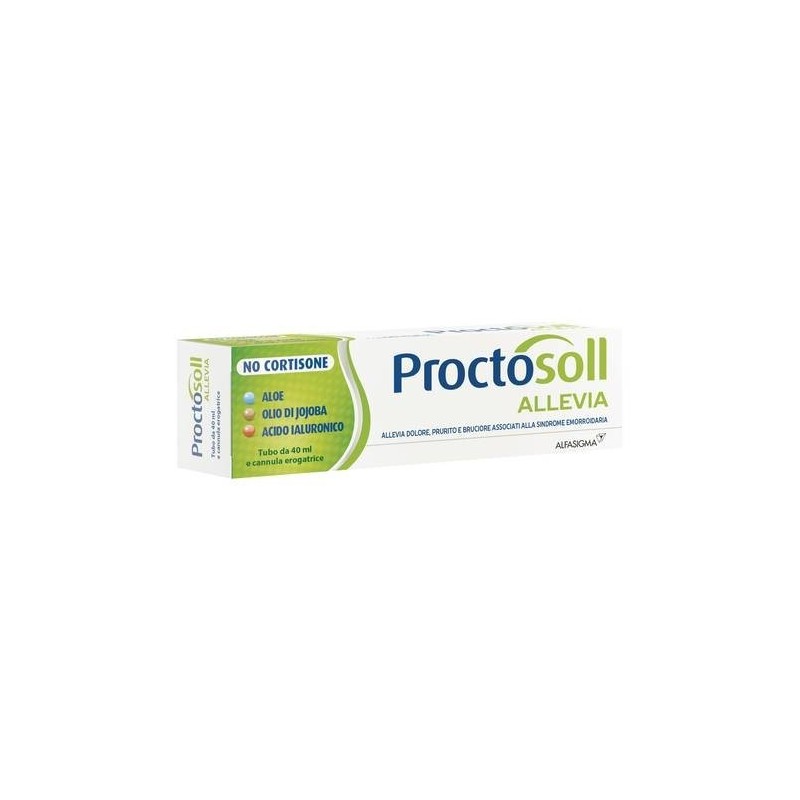 Alfasigma Proctosoll Allevia Gel 40 Ml