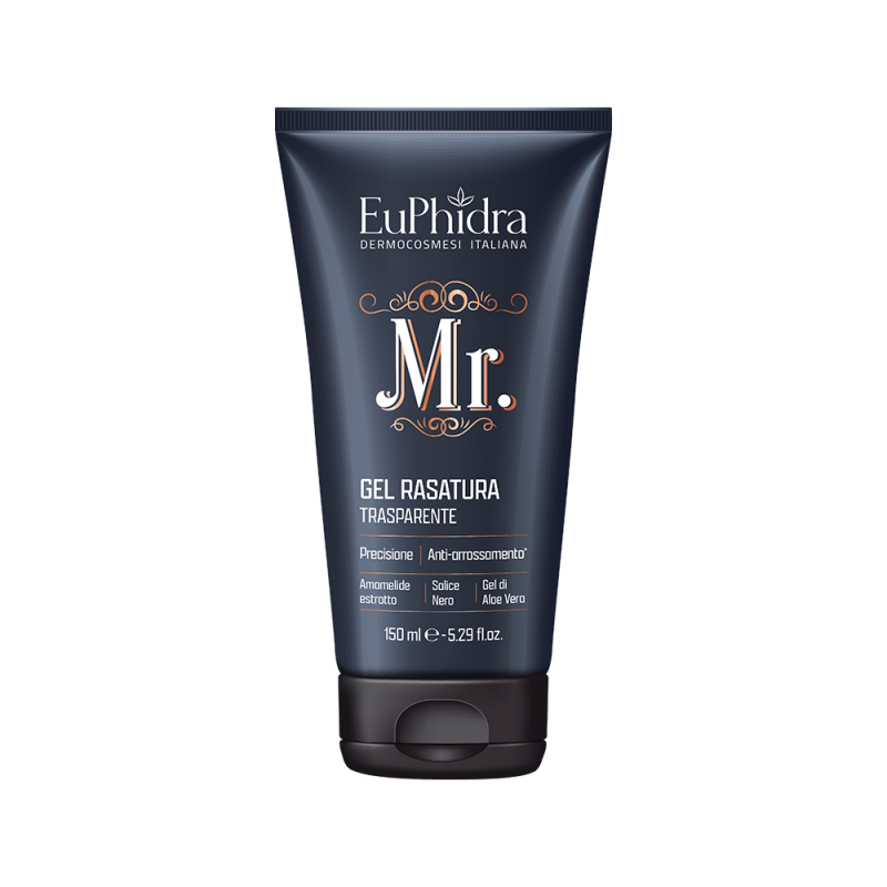 Euphidra Mr Gel da Rasatura Trasparente Anti-Arrossamento 150 ml - Farmasole