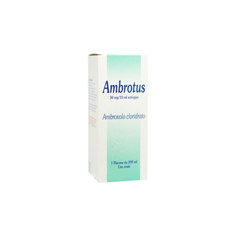 Epifarma Ambrotus 30 Mg/10 Ml Sciroppo Flacone 200 Ml Ambrotus 30 Mg/10 Ml Sciroppo Contenitori Monodose 10 Ml Ambroxolo Cloridr