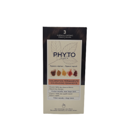 Phyto Color Kit 3 Castano Scuro 1 Latte 50 Ml + 1 Crema 50 Ml + 1 Maschera 12 Ml
