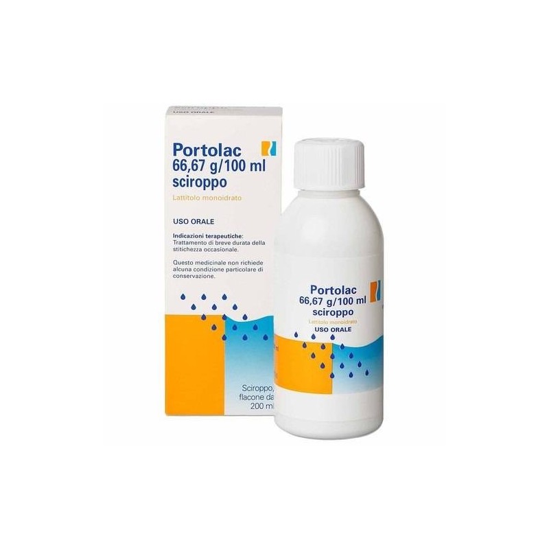 Portolac 66,67 g/100 ml Sciroppo 200 ml Angelini