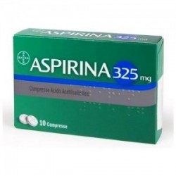 Aspirina 325 mg Acido Acetilsalicilico 10 Compresse Bayer