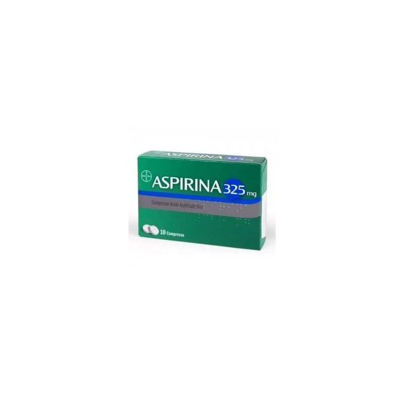 Aspirina 325 mg Acido Acetilsalicilico 10 Compresse Bayer