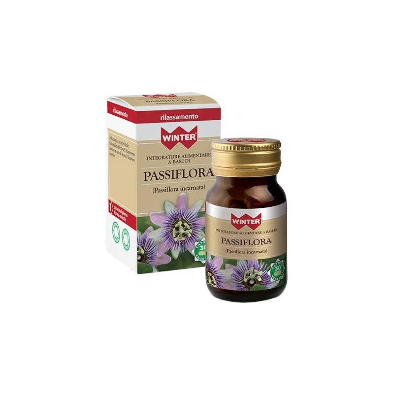 Winter Passiflora Integratore per Stress e Sonno 30 Capsule