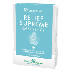Prodeco Pharma Biosterine Relief Supreme Emergency 12 Compresse