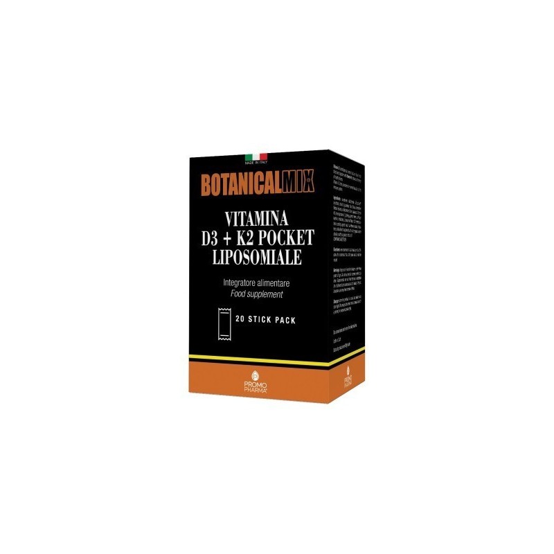 Promopharma Vitamina D3+k2 Liposomiale Pocket 20 Stick