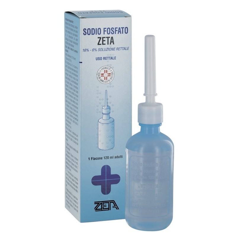 Zeta Sodio Fosfato Clistere 120 ml Lassativo