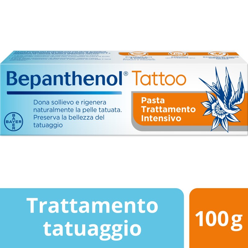 Bayer Bepanthenol Tattoo Pasta Trattamento Intensivo 100 G